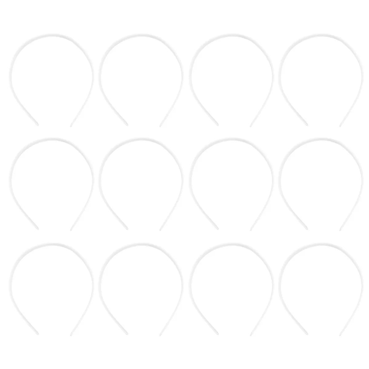 20Pcs Plastic Hair Headband Comfortable Durable Simple Design Hair Accessories for Women Girls Daily Wear Party Outings