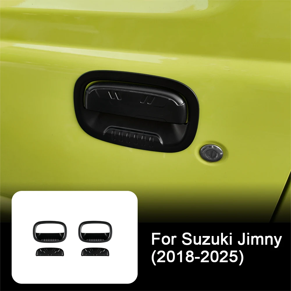 

Для Suzuki Jimny 2018-2025: Накладки на внешние ручки дверей из ABS-пластика, защита от царапин, износостойкие, декоративные, защитные элементы, автозапчасти
