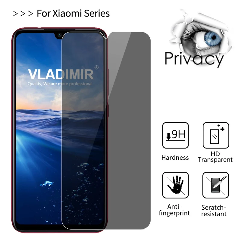 Antyszpiegowskie szkło ochronne do Xiaomi Mi 11T Pro 11 Lite Poco X3 Pro F3 X4 M4 M3 Pro F4 GT Mi 9 Lite 9T Pro MAX 3 Privacy Glass