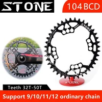 Plato ovalado Stone 104 BCD para M780 M610 SLX670 M980 X0 X9 32 34 38 42 46 48T placa de dientes de bicicleta MTB 104bcd 12s 12 velocidades