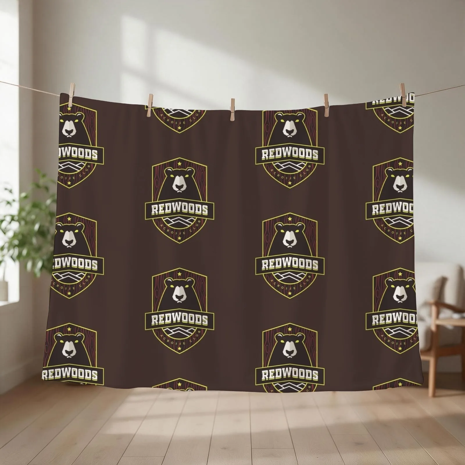 LC_The Redwoods Essential Throw Blanket Multi-Purpose Weighted Sofa Throw Custom Blankets