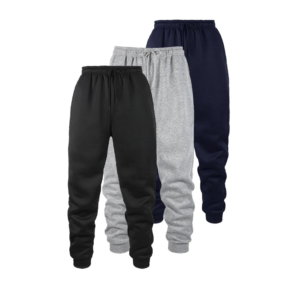 

Mens Jogging Pants Sports Pants Fitness Running Trousers Solid Color Sweatpants Easy to Match Home Pants