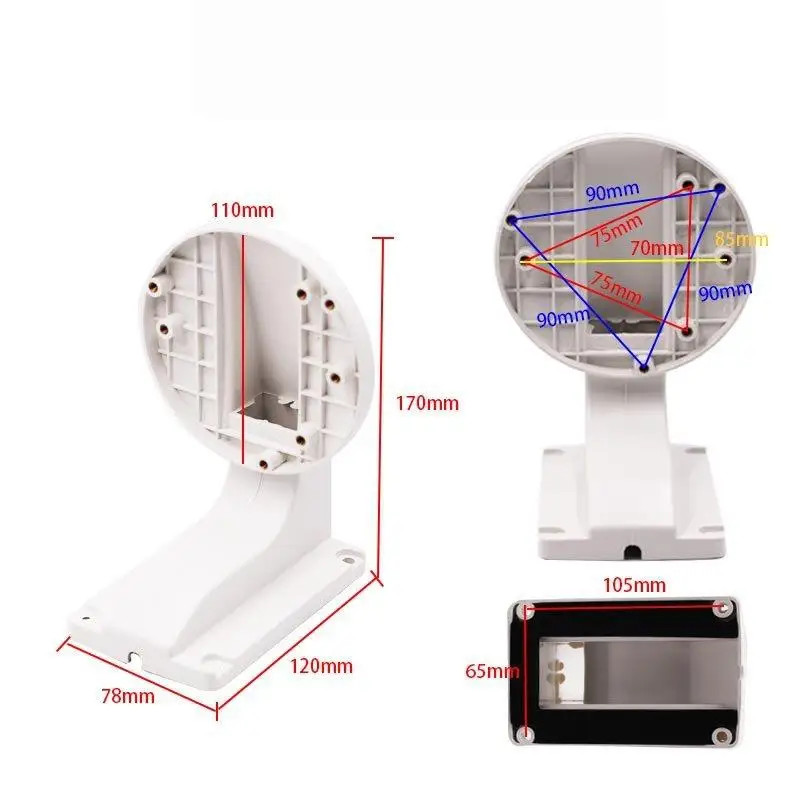 For IP Dome Camera DS-2CD2132-I DS-1258ZJ Bracket For Hikvision 1 Set Wall Mount Home Office Dome Camera Bracket