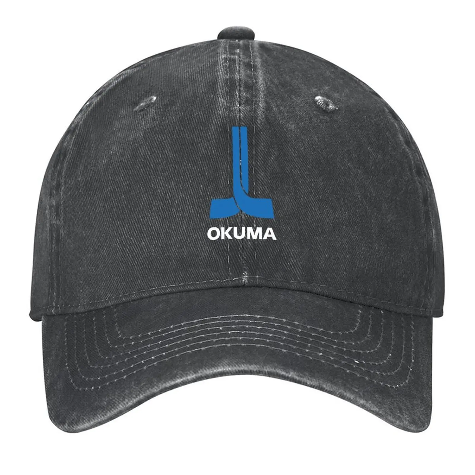 

OKUMA logo Baseball Cap Hat Man Luxury New In The Hat sun caps Luxury Cap Female Men's