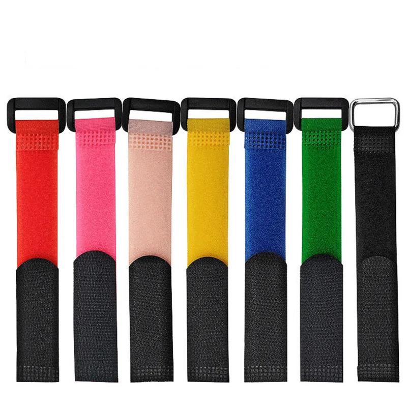 

New 20cm Classic Multi Color Reverse Buckle Nylon Square Buckle Design With Wire Voltage Binding And Tied Strap Fishing Gear