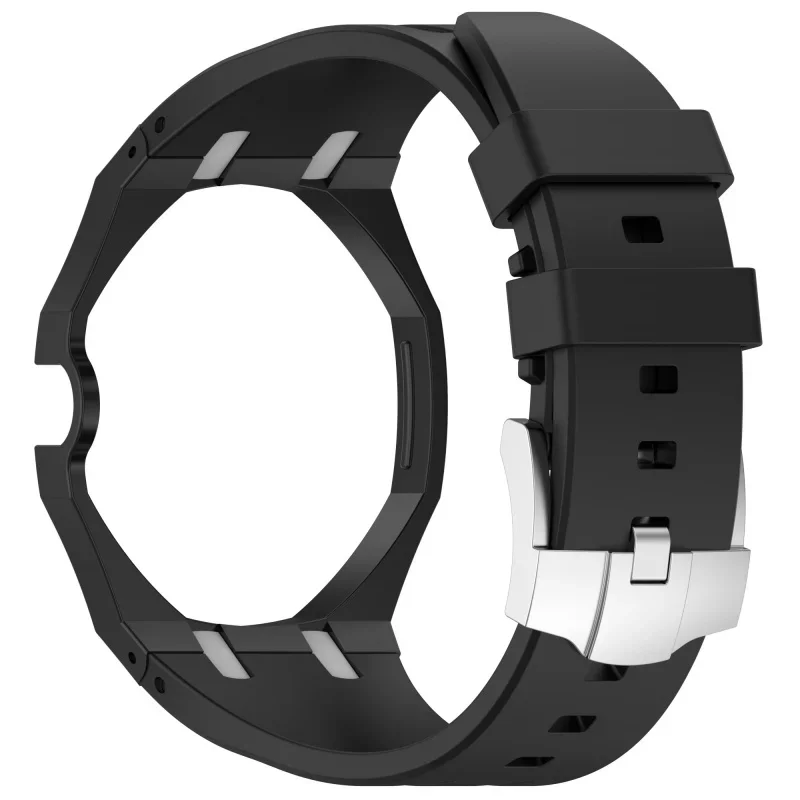 2-in-1-PC-Gehäuse + Silikonarmband für Swatch X AP Royal Pop Taschenuhr, umwandelbar in Armbanduhr, integriertes Modifikationszubehör – Detail 3
