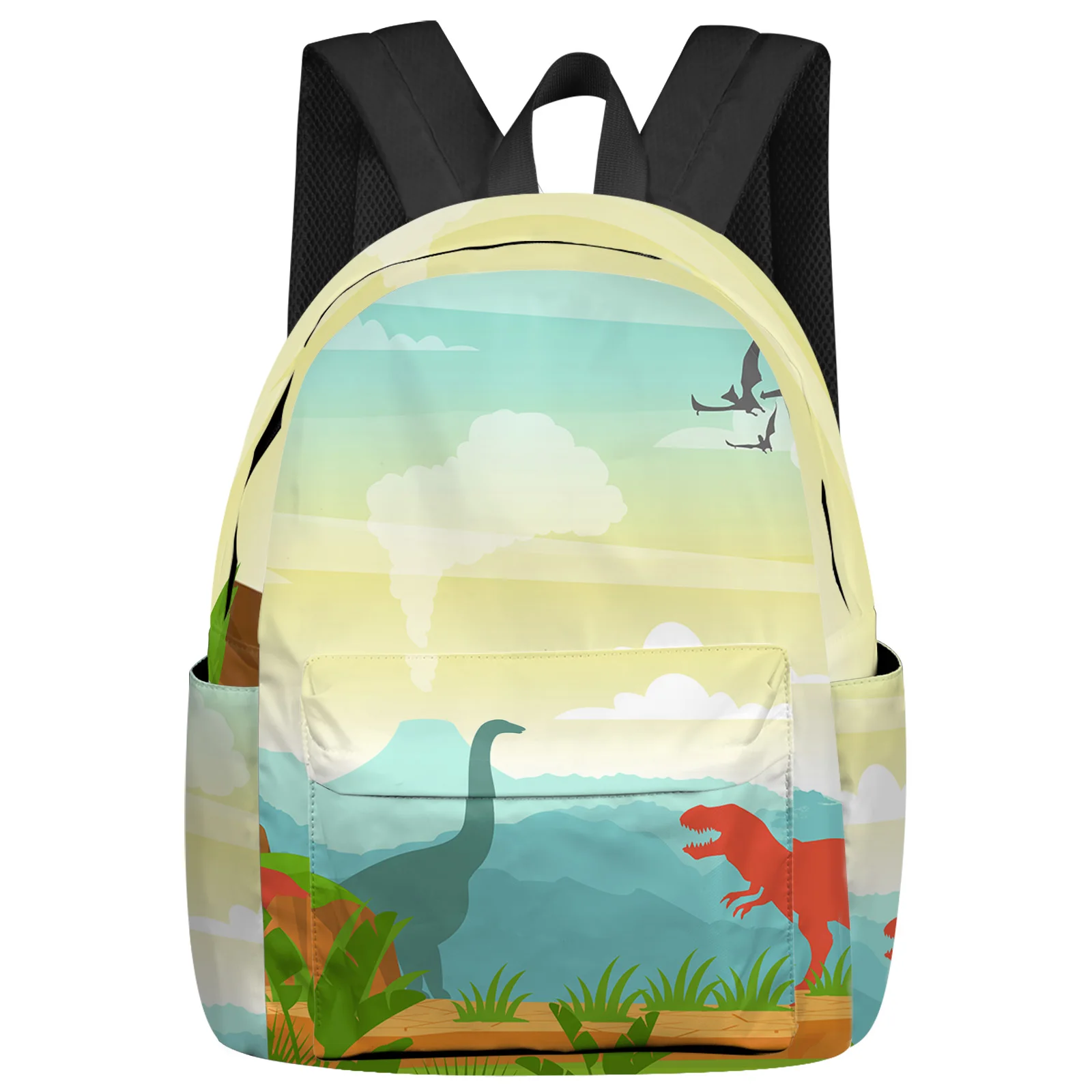 Cartoon Dinosaur Jurassic Feminina Backpacks Teenagers Student School Bags Laptop Backpack Men Women Female Travel Mochila