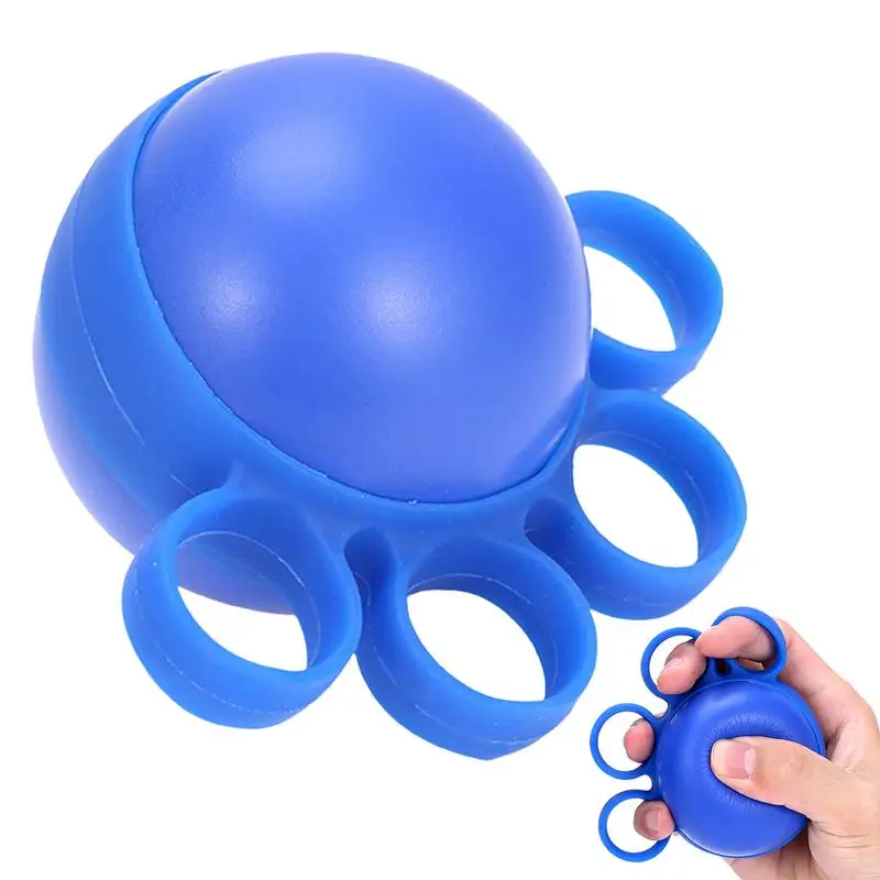 Hand Squeeze Ball Hand Grip Strengthener Finger Stretcher For Yoga Athletes Musicians Hand Grip Exerciser Squeeze Stress Relief