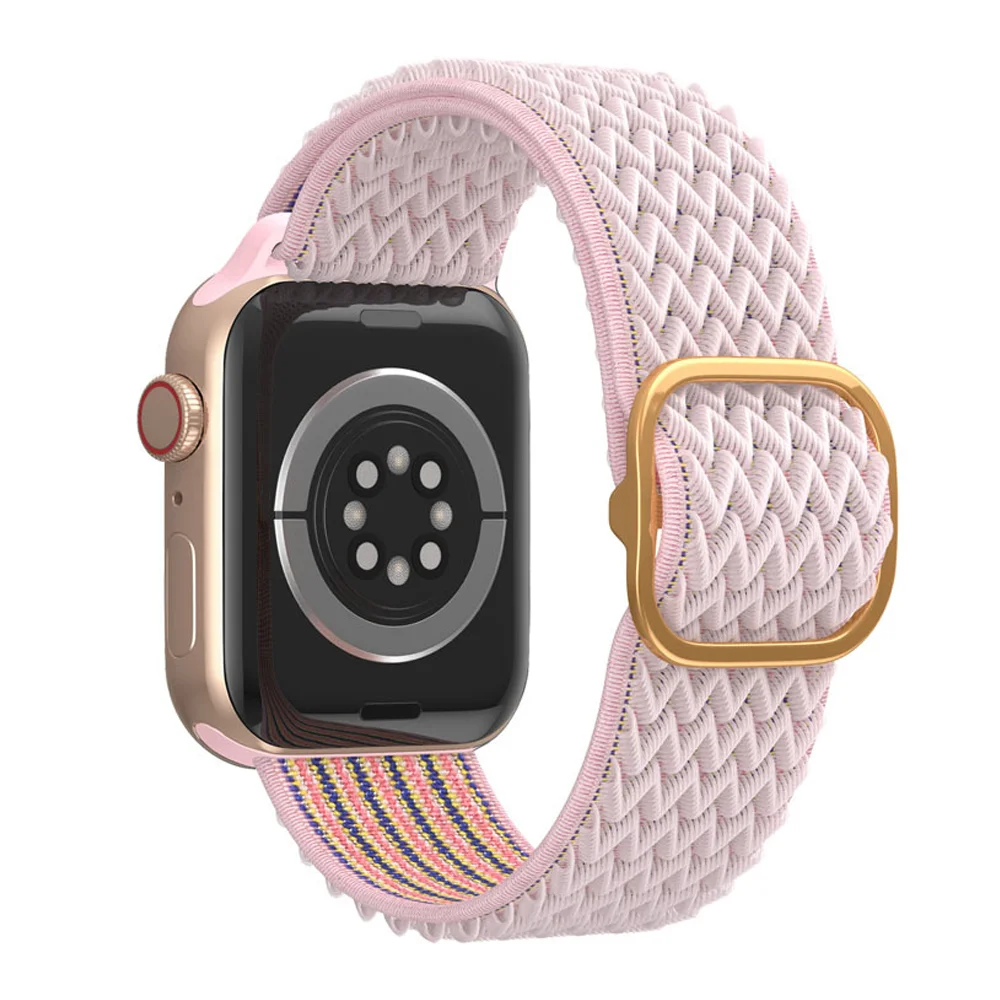 Scrunchie Strap for Apple watch band 44mm 45mm 41mm 40mm Ultra 49mm 42mm 45 mm Elastic Nylon bracelet iWatch series 8 7 4 5 6 se