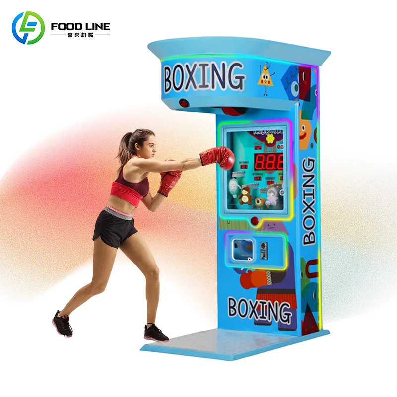 Coin Operated Boxing Punch Machine - Sport Boxer Arcade Game for Gym/Bar/Amusement Center Customized
