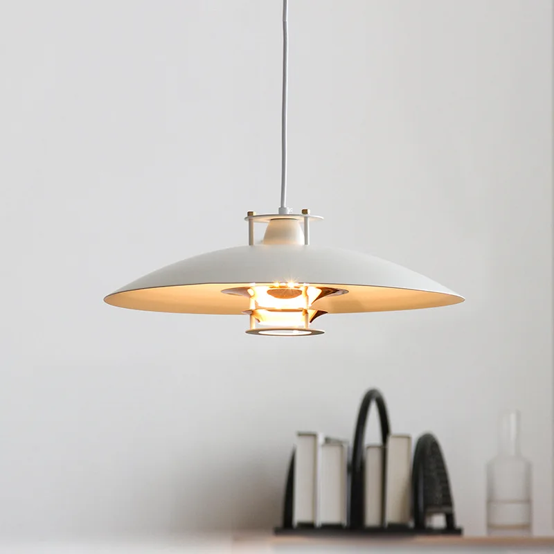 

Modern Nordis Simple Layers White Rose Gold Dining Kitchen Island Table Living Room Fancy Metal Chandelier Pendant Light