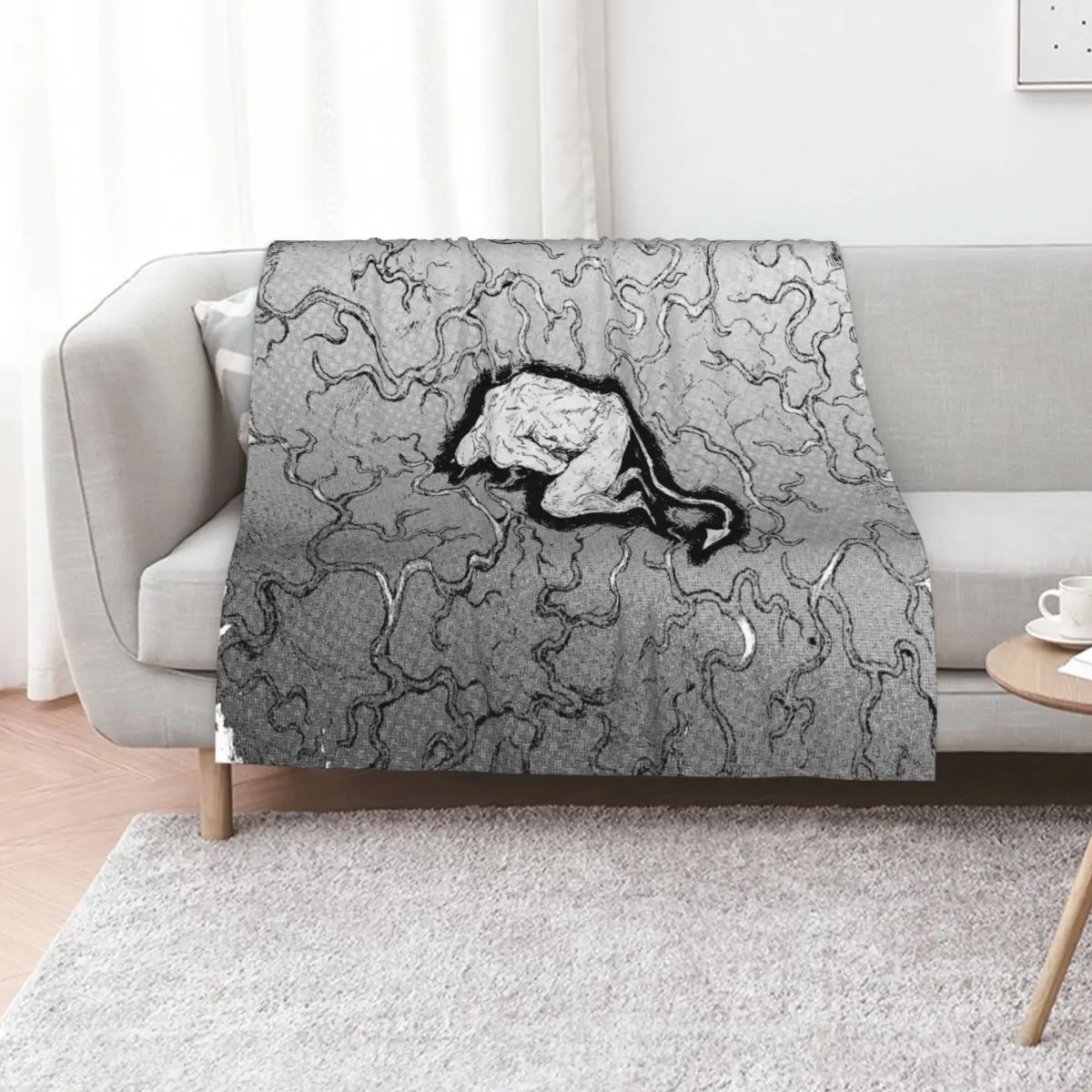 

Dorohedoro devil tumor in your brain Throw Blanket for sofa Flannel For Baby Stuffeds Blankets
