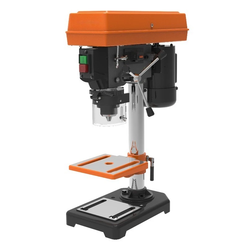 

This 8-inch 500W Benchtop Drill Features A Rapid Drilling Depth Adjustment System and Is Suitable for Metalworking