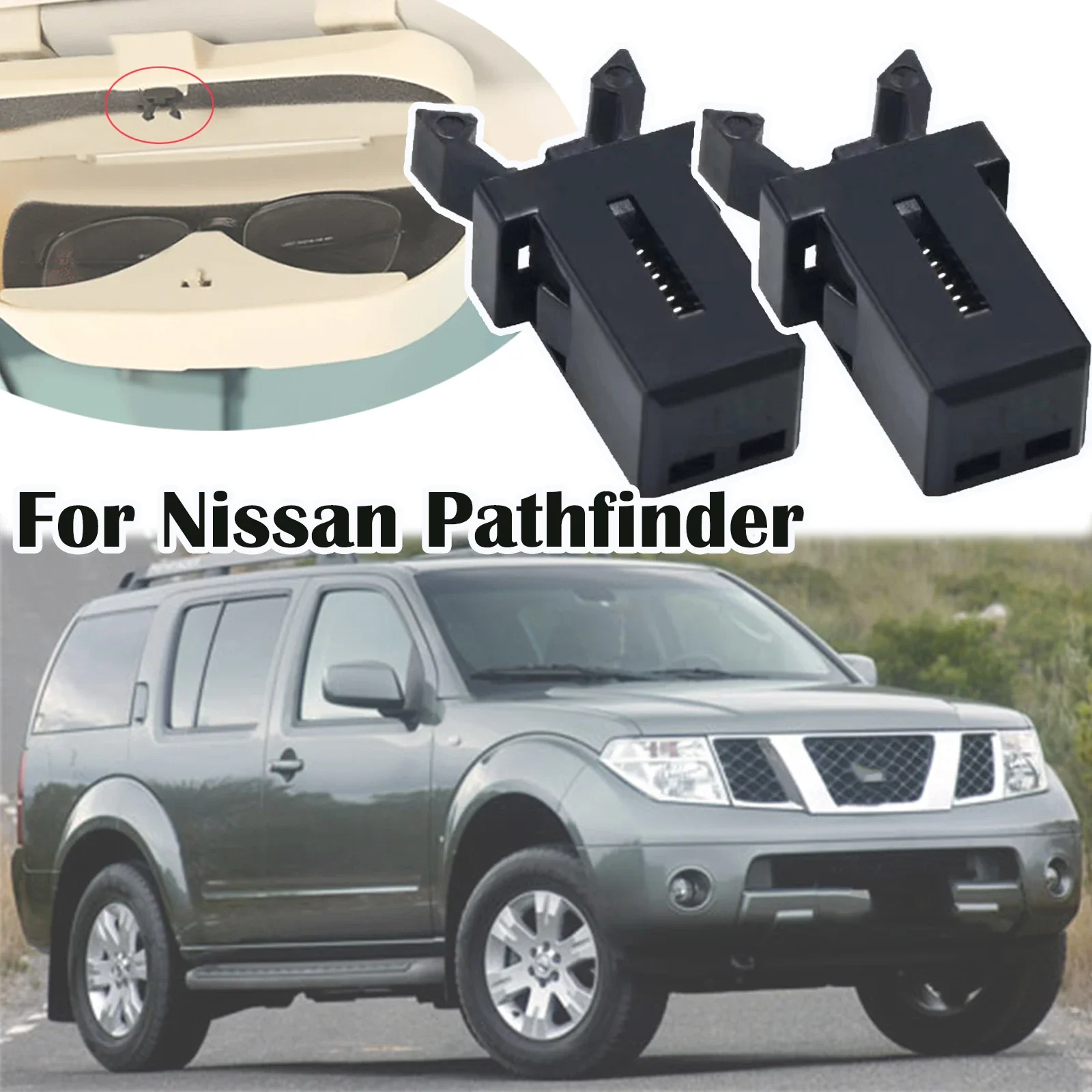 Lixeira de plástico com bloqueio automático, interruptor de substituição, compatível com tampa de toque, clipe de reparo para nissan pathfinder r51