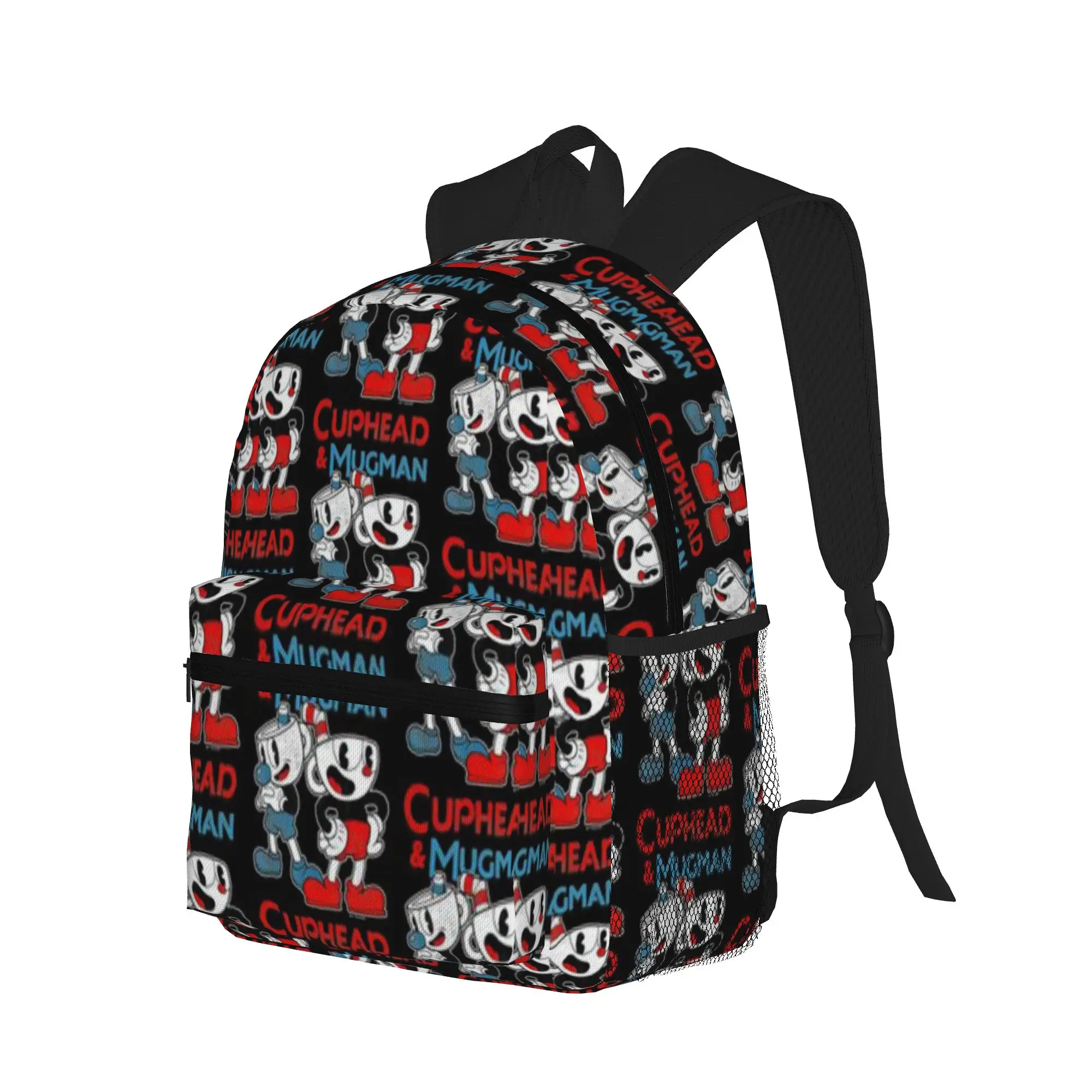 Cuphead   Mugman Dynamic Duo  Casual Backpack for Students and Adults Backpacks for women