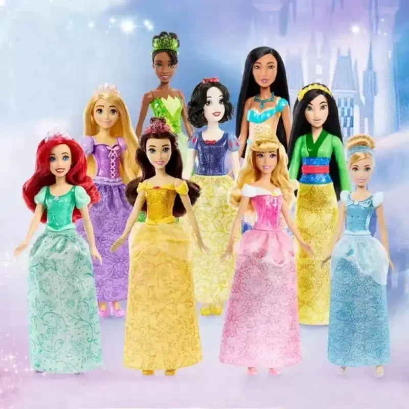 

In Stock Genuine Barbie Shiny Princess Series Jointed Mini Dolls Playtime Toys Perfect Birthday Gift For Girls Collectible Dolls