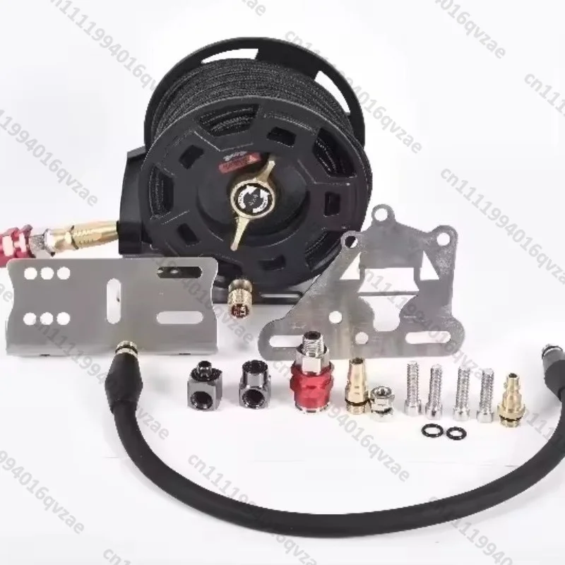 

The Ultra-convenient Compact Pipe Reel System Is Used for Off-road Hose Reels