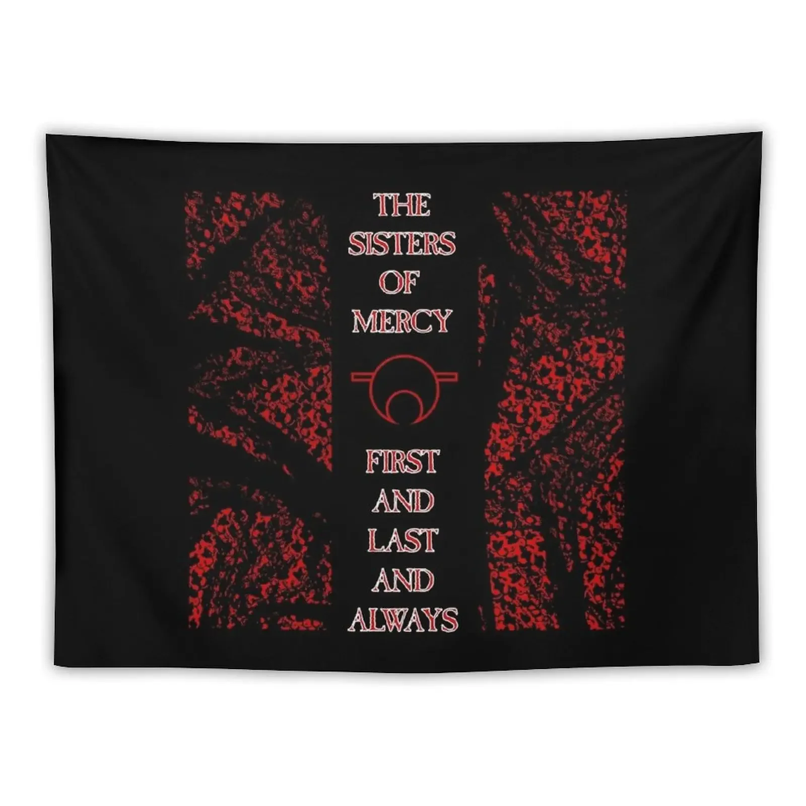 First and Last and Always - Red - The Sisters of Mercy Tapestry House Decoration For Bedroom Bedrooms Decor Tapestry