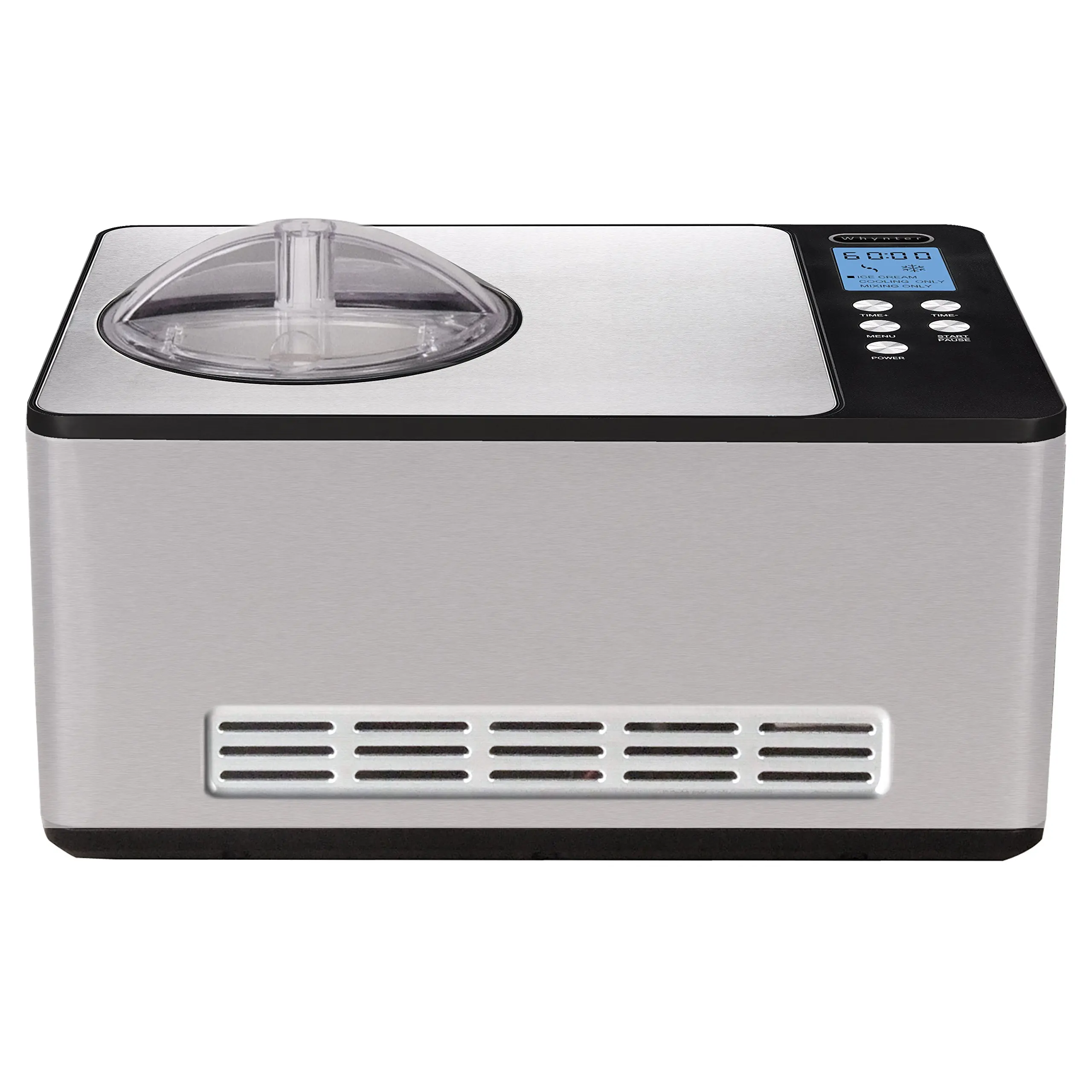 

Whynter-Automatic Ice Cream Maker with Built-in Compressor, No Pre-Freezing, LCD Digital Display, 2.1 Quart Capacity, ICM-200LS