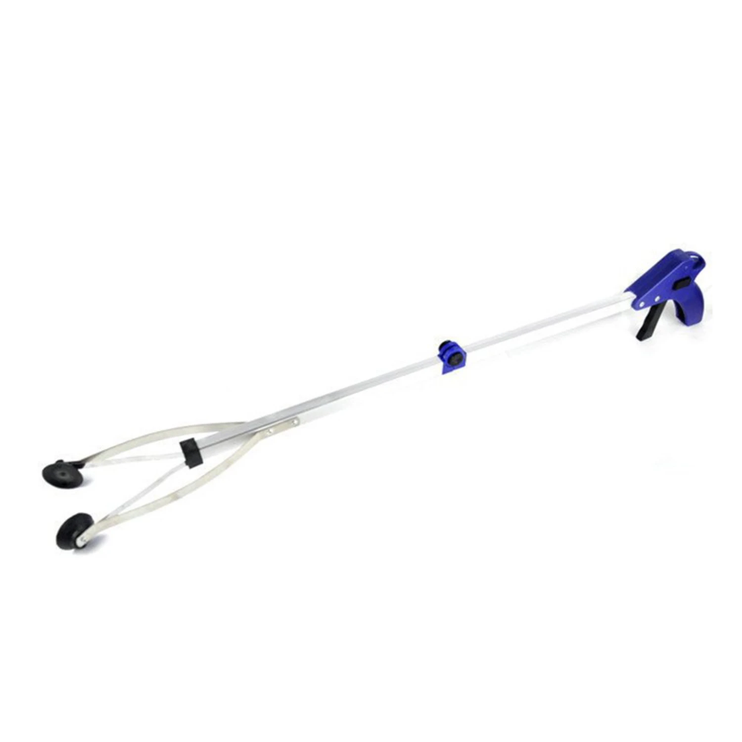 Grabber Foldable Pick Up Reaching Claw Reacher Long Arm Gripper Grabber Heavy Duty Mobility Aid Pick Up Tool - Blue