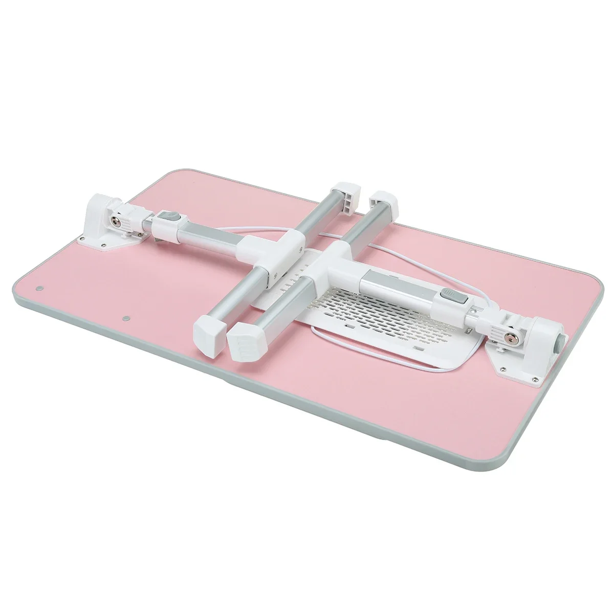 Pink Portable Folding Laptop Stand Holder Study Table  Cooling Fan Foldable Computer Desk