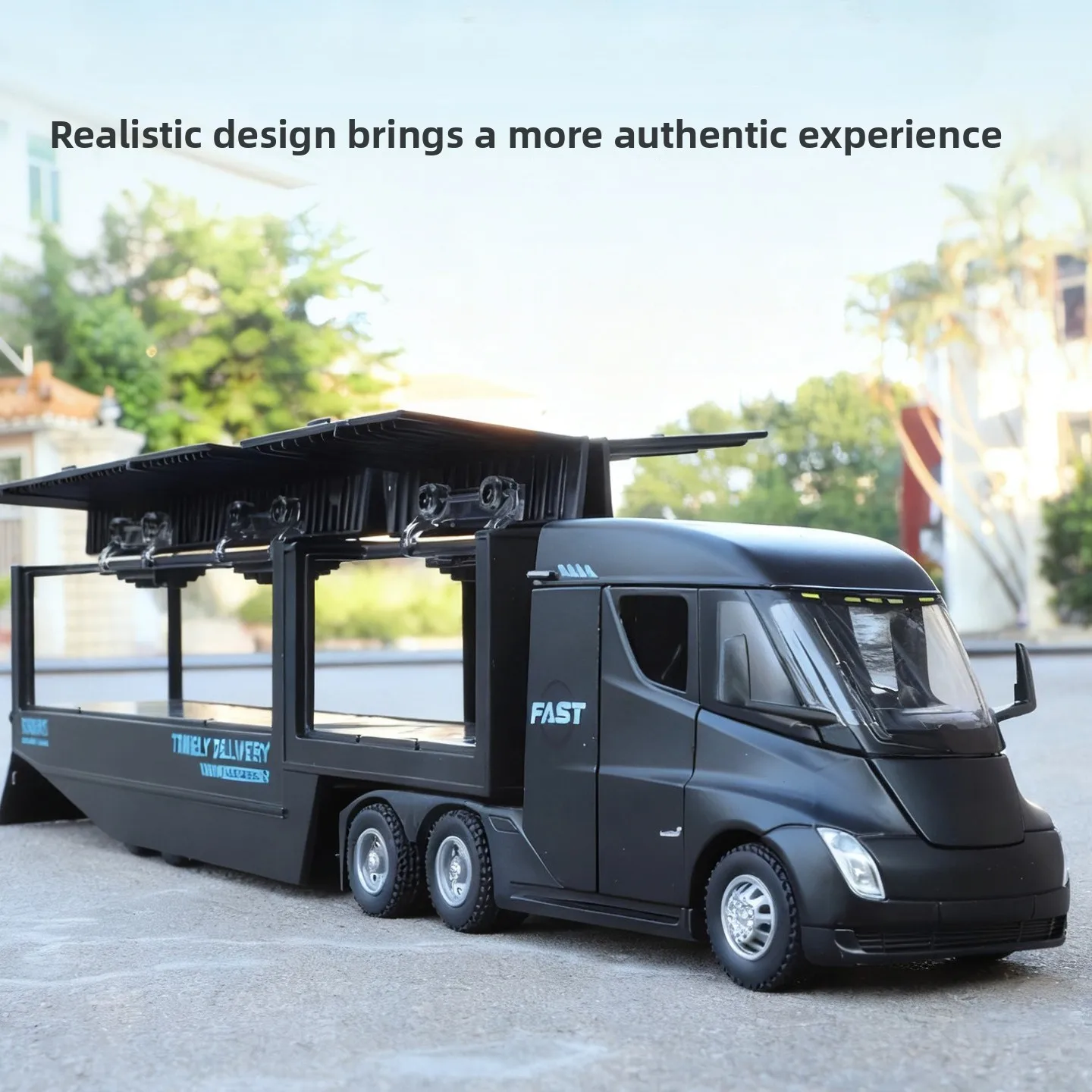 1:32 شاحنة سبيكة سيارة نموذج الصوت والضوء الهندسة النقل مركبة الأولاد لعب الأطفال جمع الهدايا