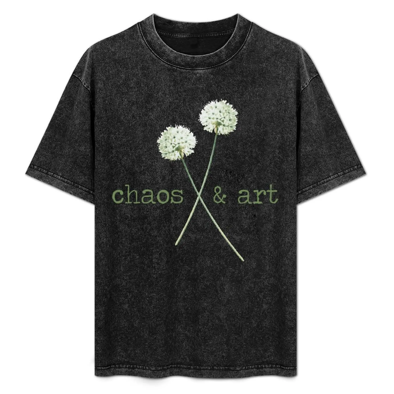 DK Chaos _amp_ Art Dandelion T-Shirt customs design your own Blouse oversized graphic tee hippie clothes Men's t shirts