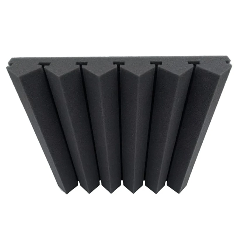 Quality 6Pcs Acoustic Foam 30X30x5cm Acoustic Foam Panels For Studio KTV Soundproof Treatment Paint Pads Paper Wall Sticker