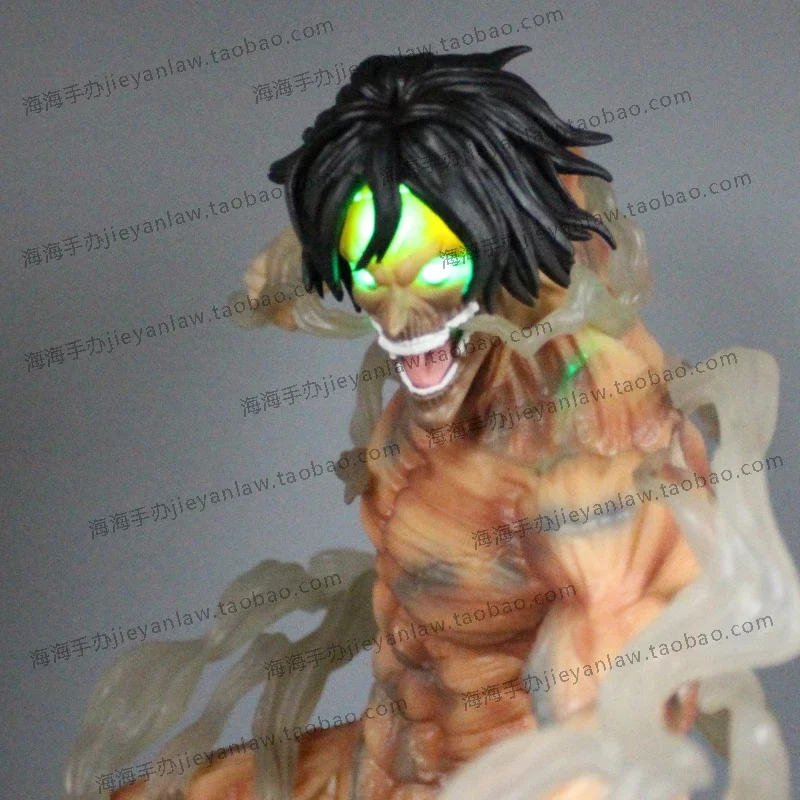 40cm Attack On Titan Anime Figure The Armored Titan Action  Figure Eren Jager Figurine Model Doll Pvc Statue Collection Toy Gift