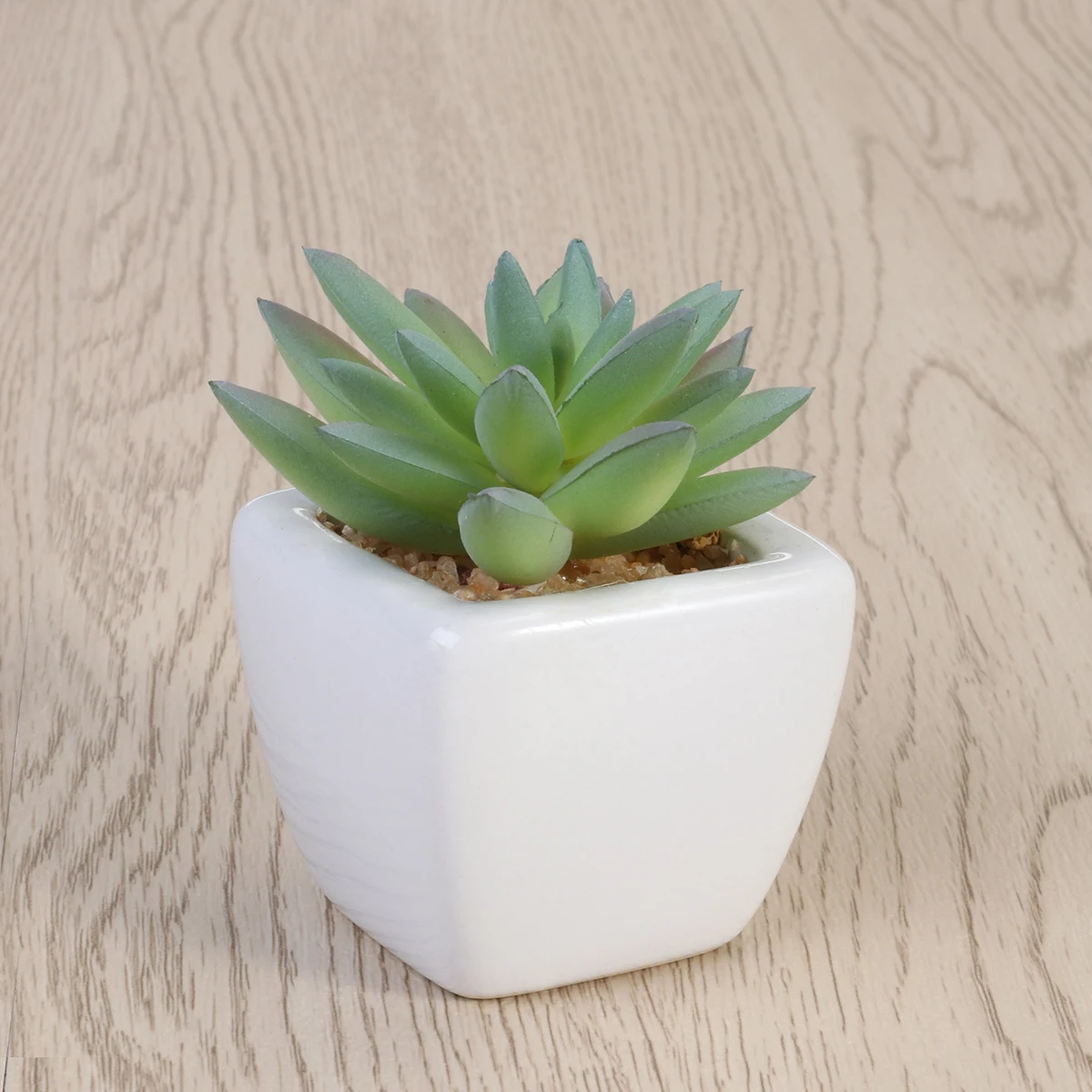 

4PCS Artificial Lifelike Faux Succulent Faux Green Decorative Plants Desktop Shelf Counter Space Home Office Decor