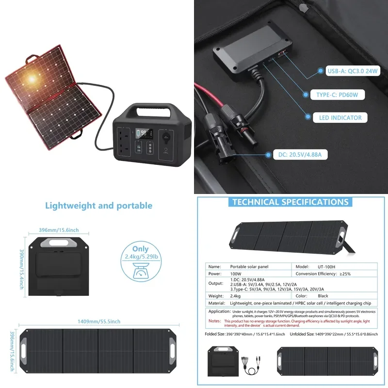 100w ソーラーパネル-AliExpress