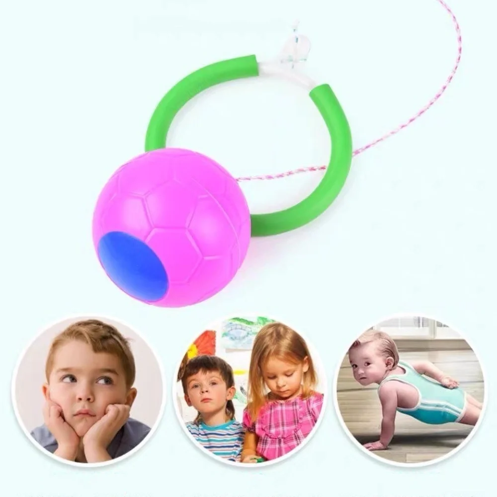 Bola de salto de tobillo para niños, de coordinación juguete de equilibrio, juegos de padres e hijos, anillo de salto