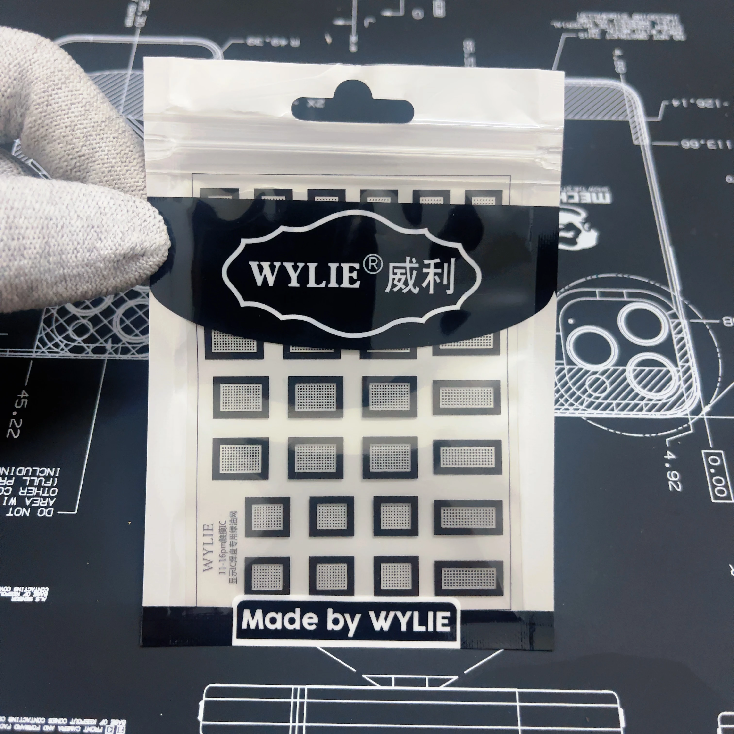 

New WYLIE Green Oil Net UV Solder Mask Ink mask For iPhone 11-16PM Display IC Touch IC transplantation Solder Mask Repair