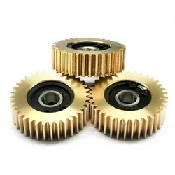 3Pcs Ebike Gears With Bearings Copper 36T Ebike Wheel Hub Motor Planetary Gears For Bafang Motor Ebike Accessories Parts