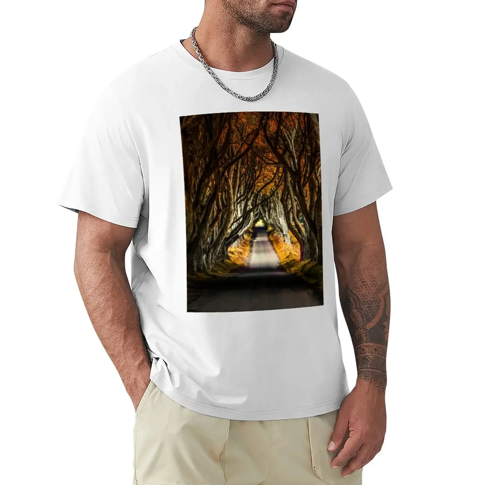 

When autumn comes T-Shirt korean fashion graphics summer tops big and tall t shirts for men