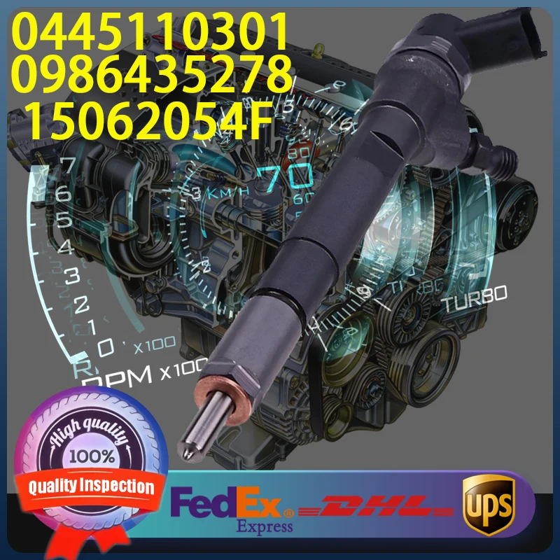 

Diesel Fuel Injector 0445110301 0986435278 15062054F Common Rail Injector For VM Motori Engine