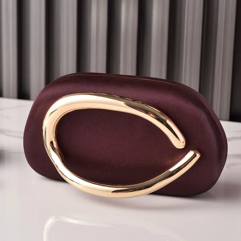 

Винтажная сумка-клатч из искусственной кожи с золотой ручкой для вечеринок, свадеб и торжеств, женская сумочка для ужина, трансграничная поставка