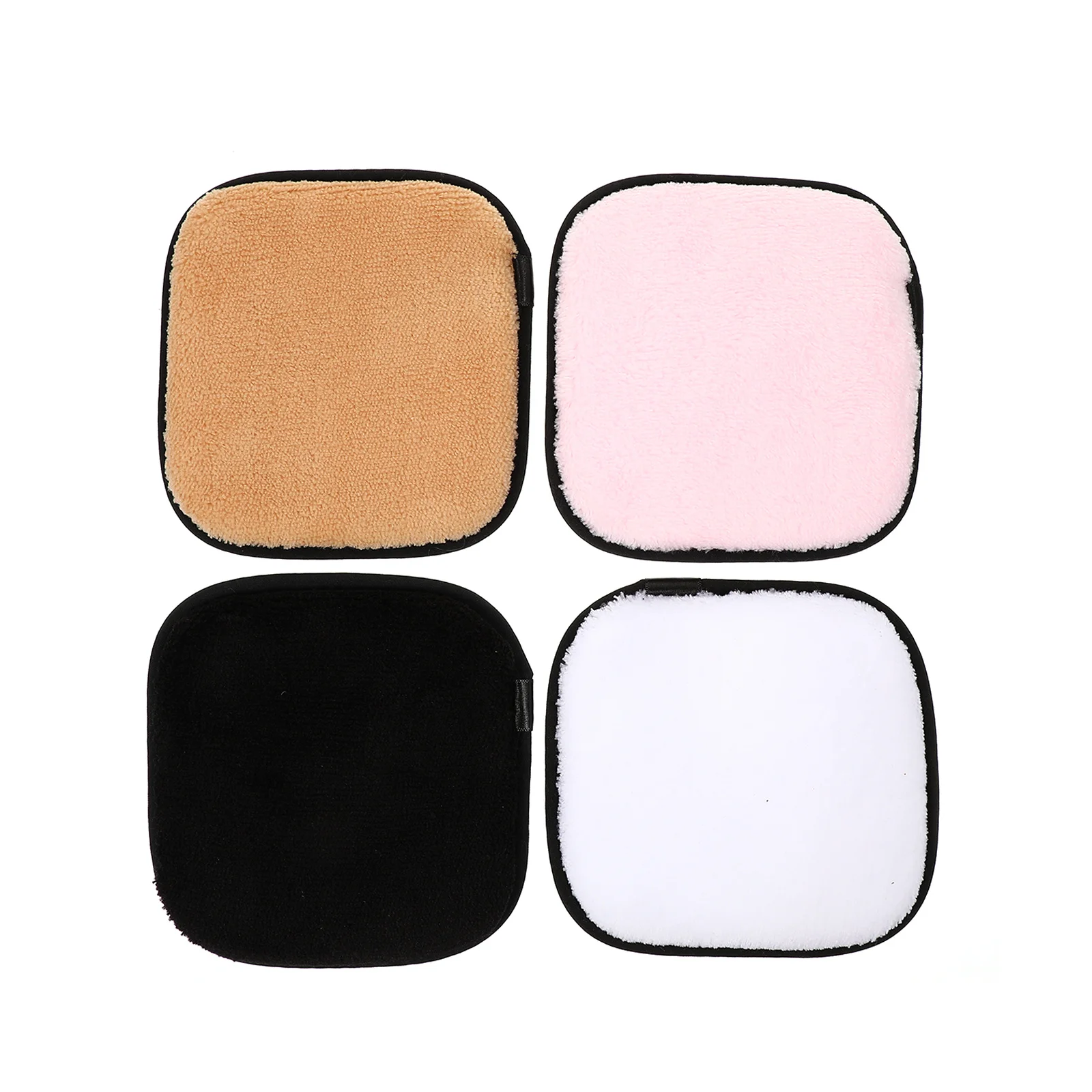 4Pcs Makeup Removal Puff Square Facial Sponge Soft Cleaning Pad Face Washing Tool Exfoliating Deep Pore Cleansing Sponge