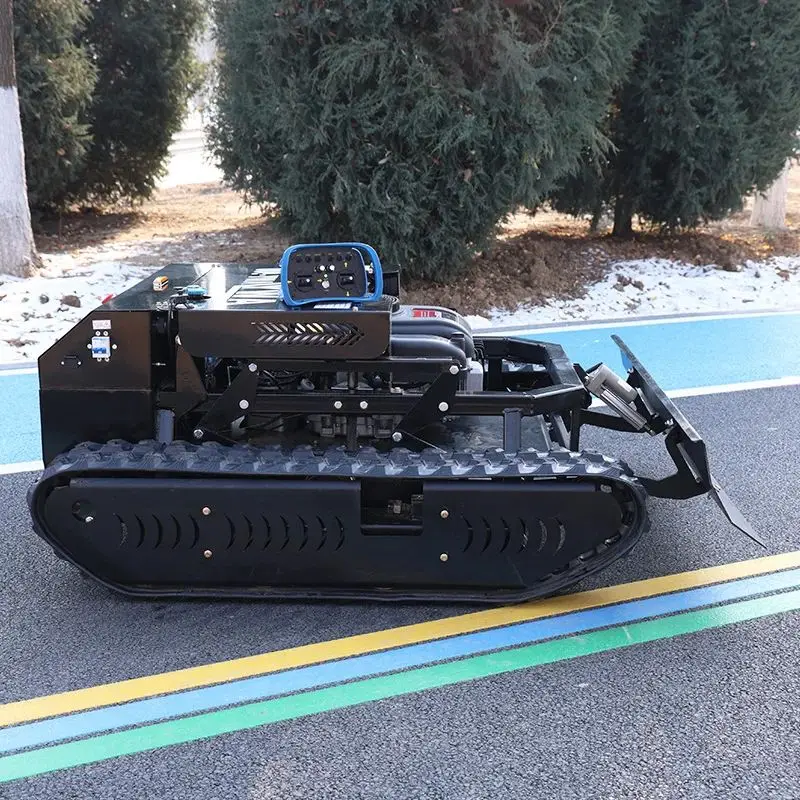

Customized tracked all-terrain lawn mower, remote-controlled zero-rotation agricultural grass crusher, powerful