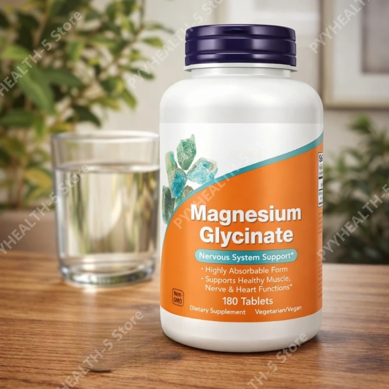 

Магний глицинат 180 таблеток: Высокоусвояемая минеральная добавка, веганская, без ГМО, хелатированный бисглицинат магния, диетические таблетки