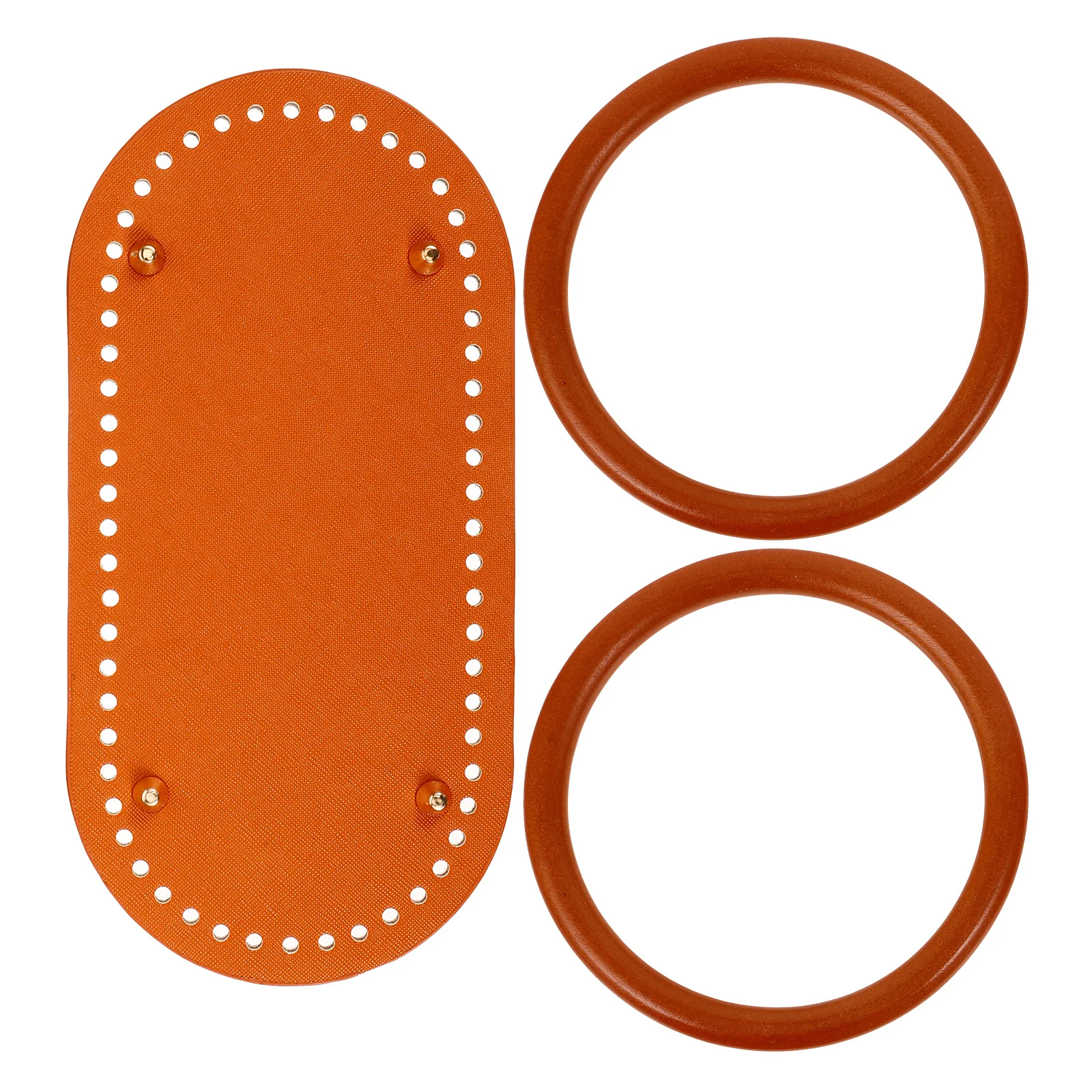 

1Set Crochet Bag Base Practical Handbag Handle Bottom Artificial Base Weaving Handbag Shaper DIY Knitting Craft