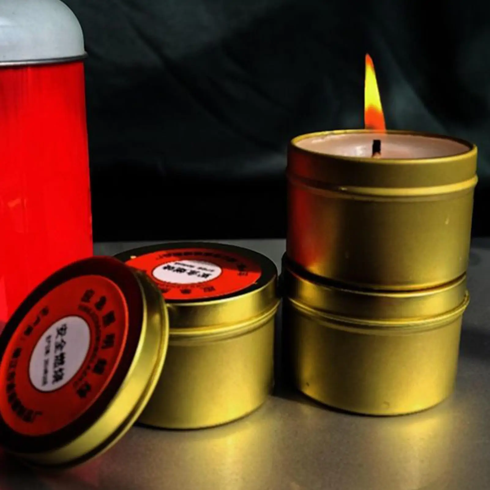 Emergency Candles Set of 10 Odorless Long Burning Candles for Power Outage Camping Home Safety Kids Backup Supplies Blackout
