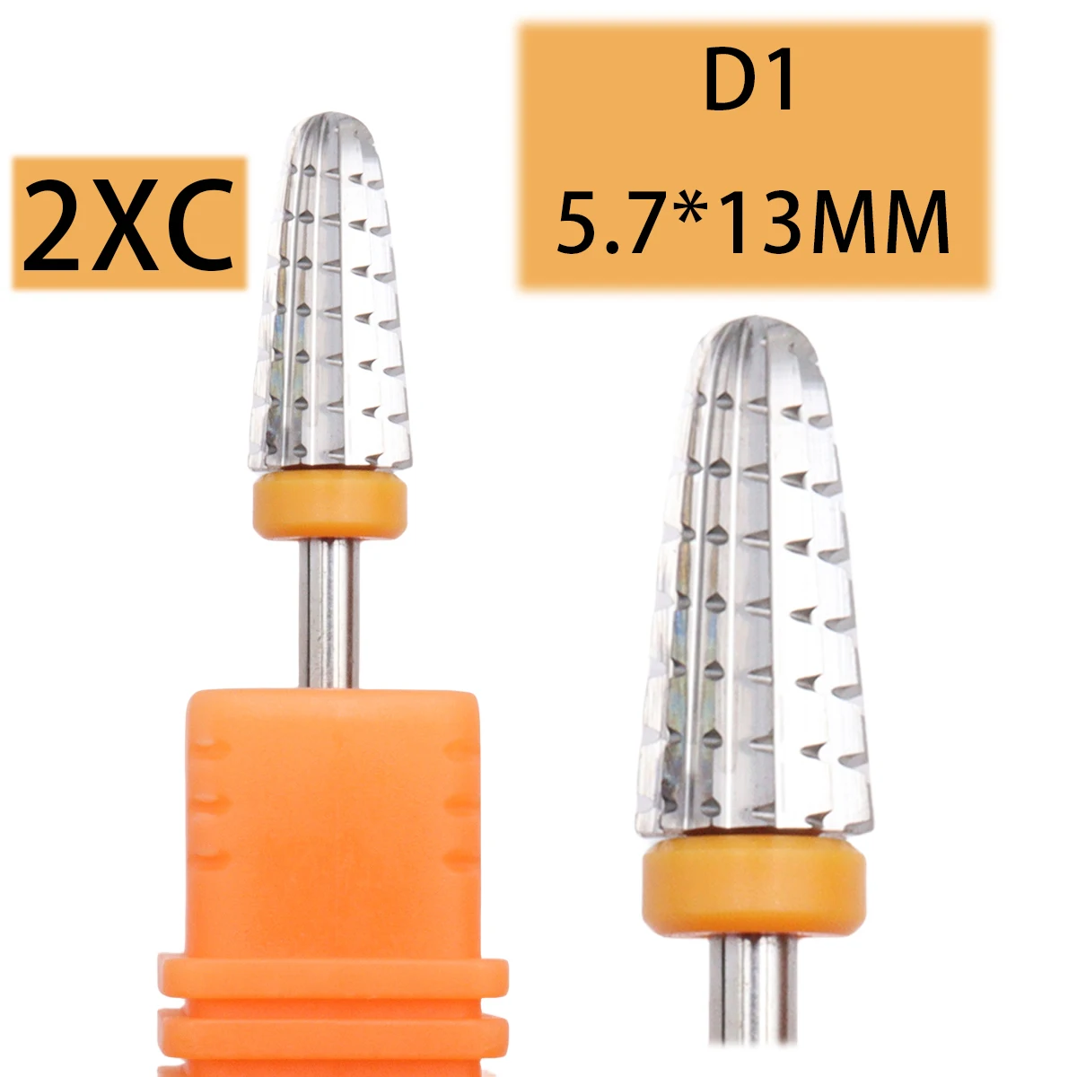 2XC 5 In 1 Left&Right Hand use Tungsten Carbide Nail Drill Bit Milling Cutter Eletric Manicure Machine Equipment Cuticle Clean