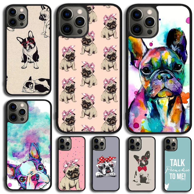 Französische Bulldogge Handyhülle für iPhone 17 Air 16 15 14 Plus 11 12 13 Pro Max Apple max