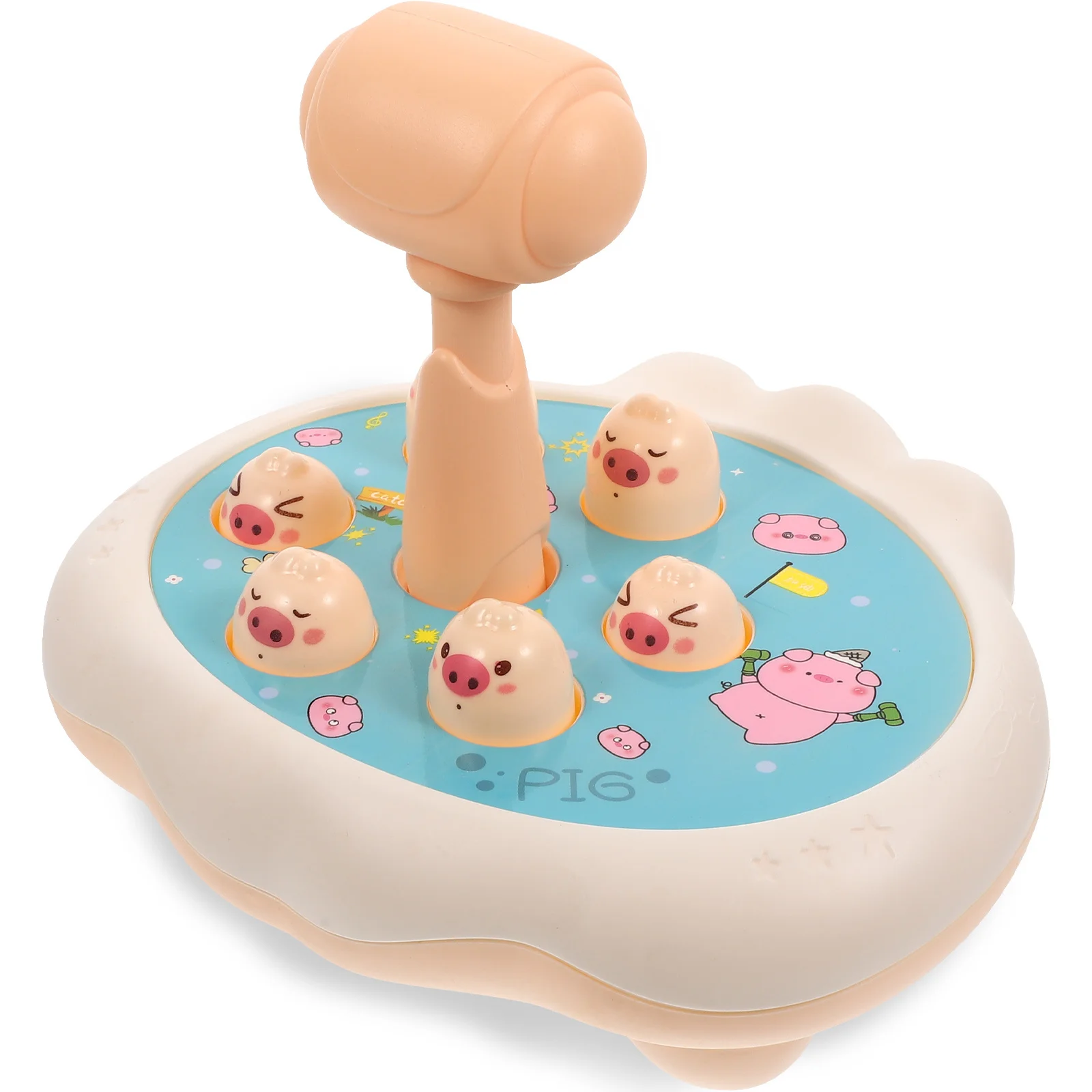 ชุดของเล่นเด็ก 1 ชุด ของเล่นตีไม้การ์ตูน สีสันสดใส ของเล่นตีบนโต๊ะ ของเล่นเสริมพัฒนาการเด็กเล็ก