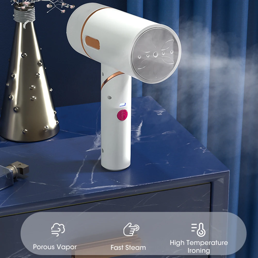 Handheld Iron Garment Steamer 1600W Electric Steam Generator Brush Portable Small Folding Machine for Household Travel Clothes