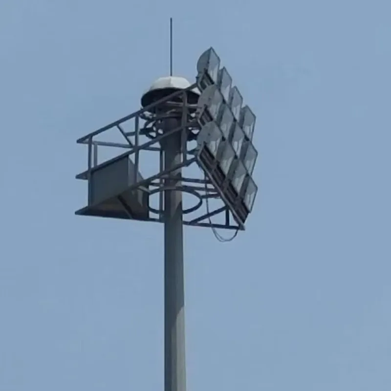 

Super Bright Waterproof Customized Galvanized with Powder-coated Pole High Mast Light
