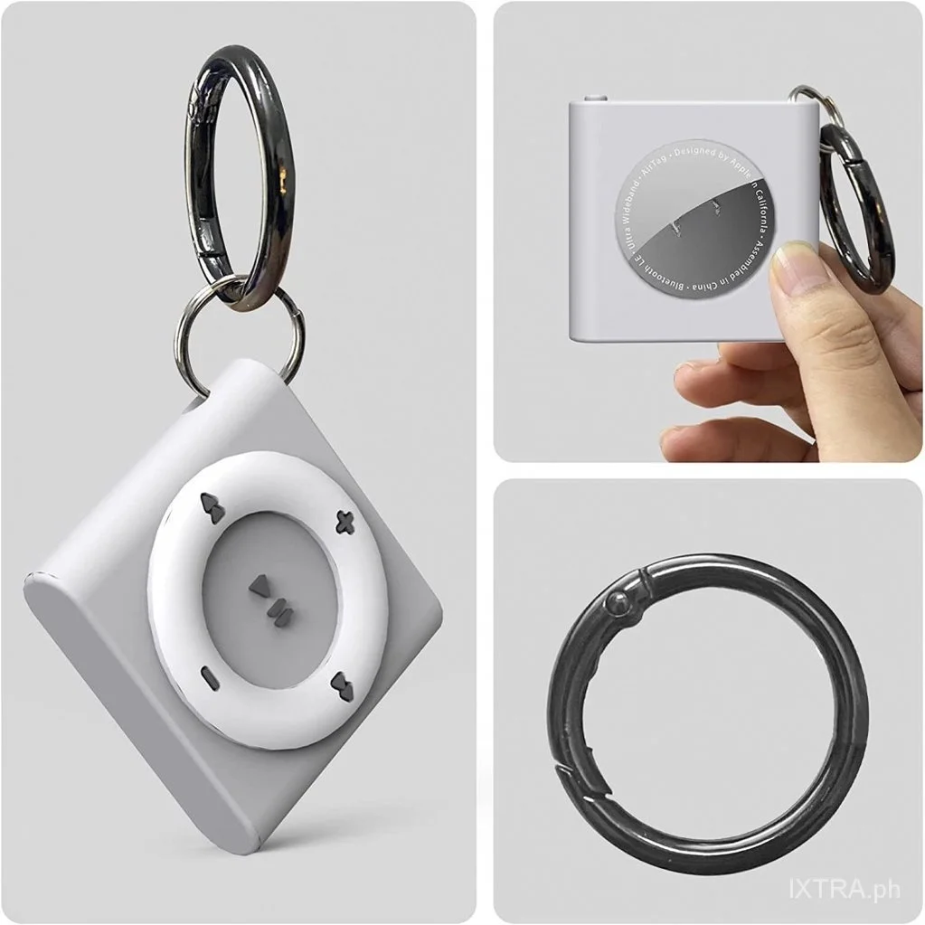 Silicone Holder for Apple AirTag case film, Anti-Scratch Protective Tracker Case Compatible with AirTags 2021 for Pets, Keys, Lu