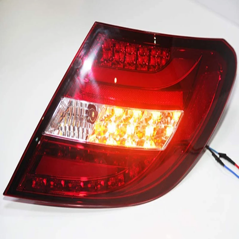 LED Tail Lamp Back Rear Light For Mercedes-Benz C Class W204 Red White Color