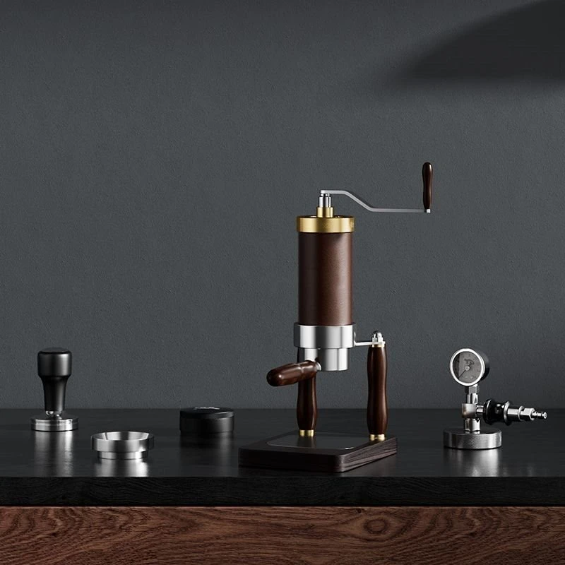 ماكينة صنع القهوة الهوائية، منزلية صغيرة، إيطالية مضغوطة يدويًا، مركزة